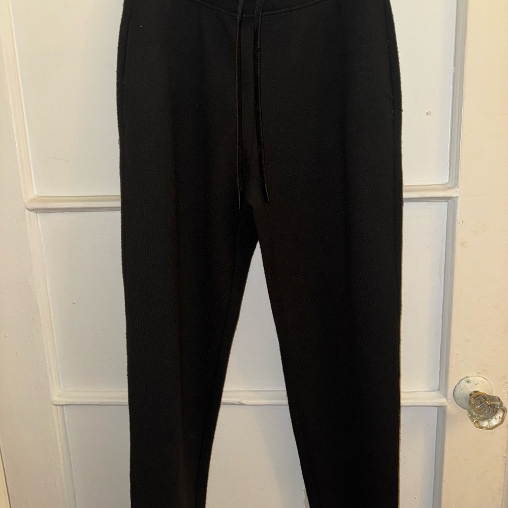 Marc New York Black Cashmere Joggers